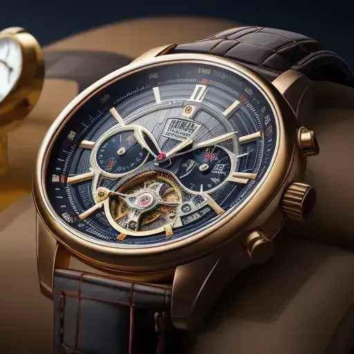 Reloj Café Dorado Aurum