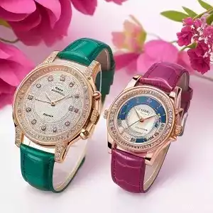 2x1 Reloj Verde Aurum Mujer