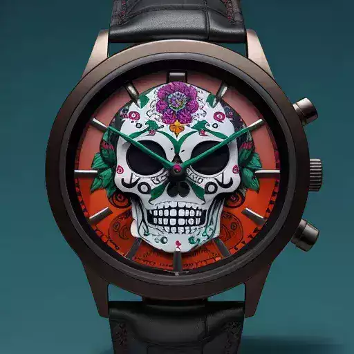 Reloj Día de Muertos